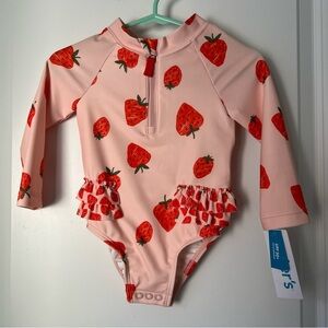 NWT Carter’s strawberry bathing suit size 9 months